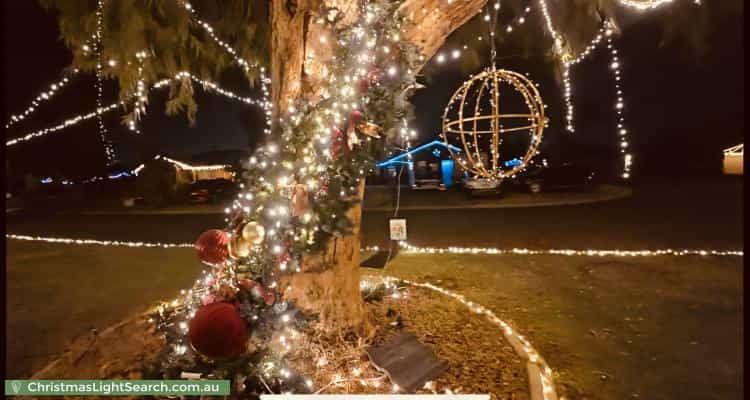 Christmas Light display at 2 Crown Court, Thornlie