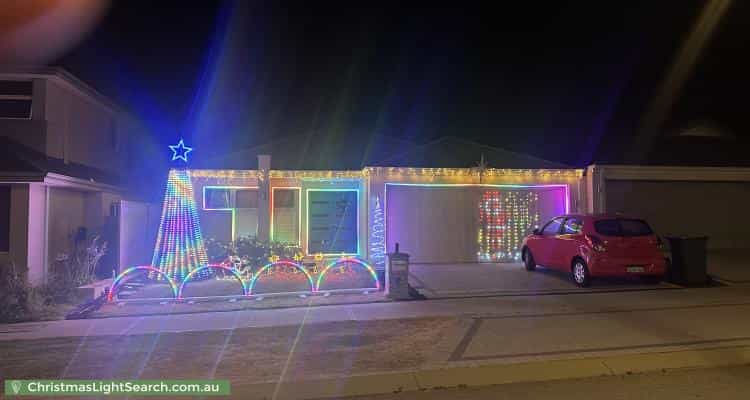 Christmas Light display at 30 Roulettes Parade, Clarkson