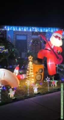 Christmas Light display at 7 Shaheen Court, Melton West