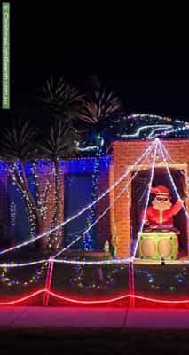 Christmas Light display at 100 Melissa Way, Pakenham