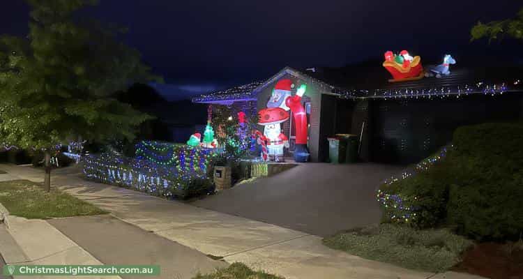 Christmas Light display at 53 Beltana Avenue, Googong