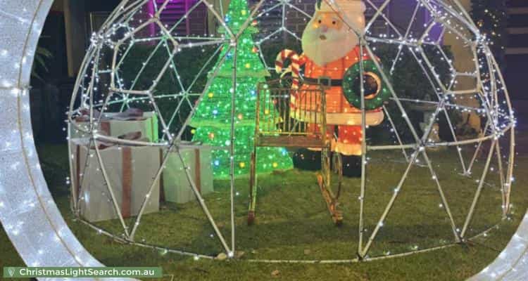 Christmas Light display at 225 Mount Annan Drive, Mount Annan