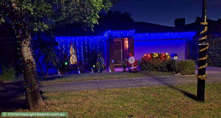 Christmas Light display at 6 Kimberley Grove, Pakenham