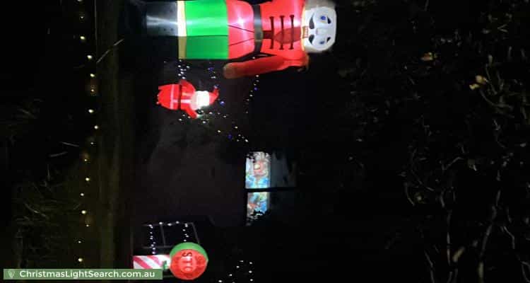 Christmas Light display at 8 Hillside Grove, Frankston South