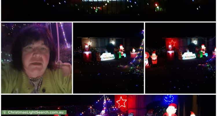 Christmas Light display at 22 Elizabeth Avenue, Capel Sound