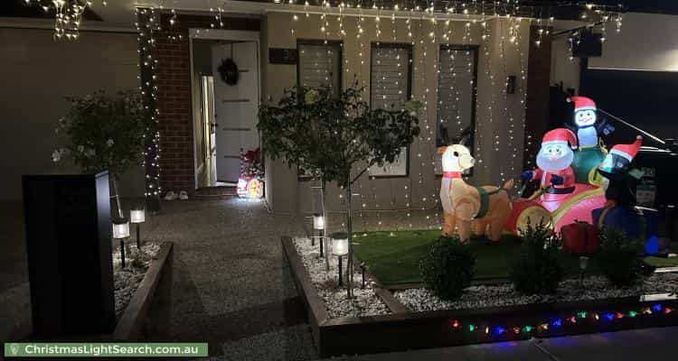 Christmas Light display at 30 Yorkville Road, Kalkallo