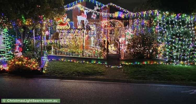 Christmas Light display at  Gathray Court, Roxburgh Park