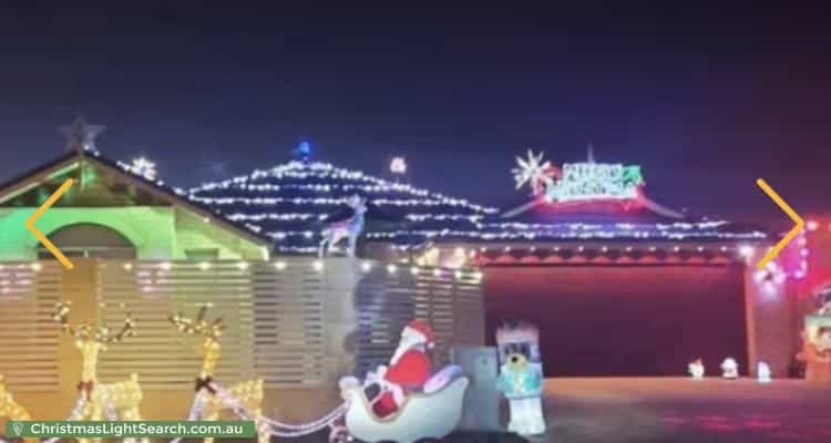 Christmas Light display at 9 Atanasoff Road, Tapping