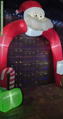 Christmas Light display at 5 Springbank Close, Darlington