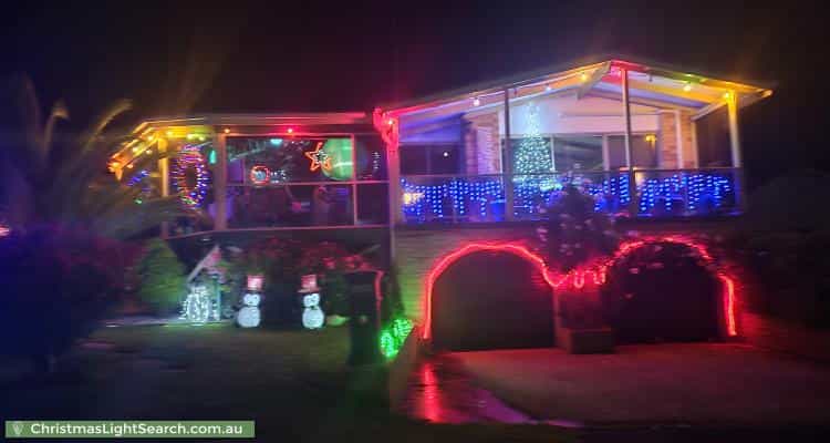 Christmas Light display at 6 Tasman Highway, St Helens