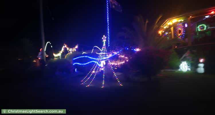 Christmas Light display at 6 Tasman Highway, St Helens
