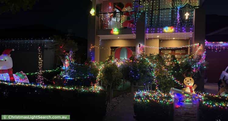 Christmas Light display at 82 Tyers Lane, Keysborough