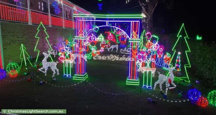 Christmas Light display at 53 Bindar Crescent, Bundanoon