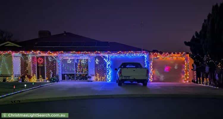 Christmas Light display at  Dalaroo Court, Cooloongup