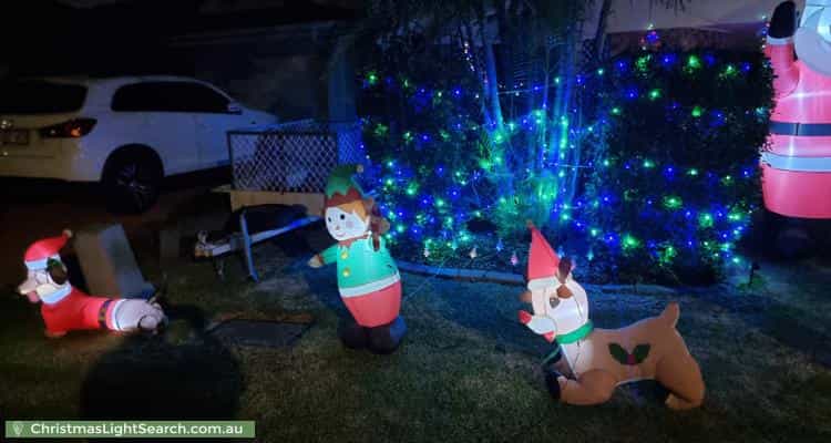 Christmas Light display at 104 James Josey Avenue, Springfield Lakes