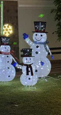 Christmas Light display at 31 Epsilon Close, Woodcroft