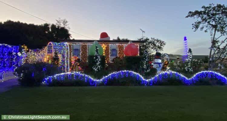 Christmas Light display at 50 Clara Street, West Ulverstone