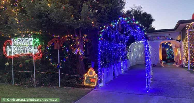 Christmas Light display at 50 Clara Street, West Ulverstone