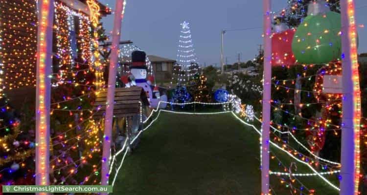 Christmas Light display at 50 Clara Street, West Ulverstone