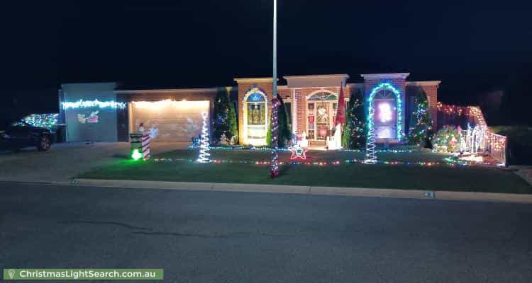 Christmas Light display at 43 Lanita Street, Delacombe