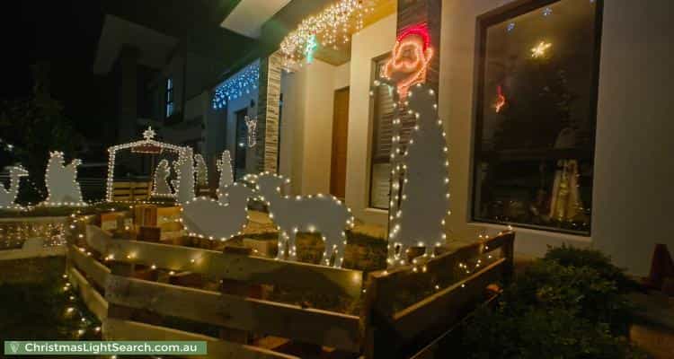 Christmas Light display at 16 Kaylock Street, Strathnairn