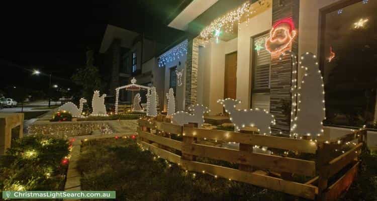 Christmas Light display at 16 Kaylock Street, Strathnairn