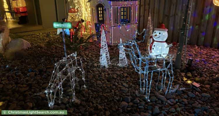 Christmas Light display at 11 Mackenroth Street, Collingwood Park