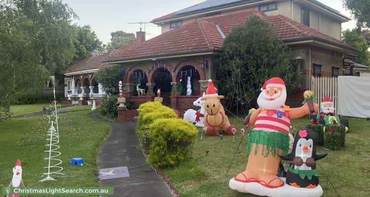 Christmas Light display at 396 Camberwell Road, Camberwell