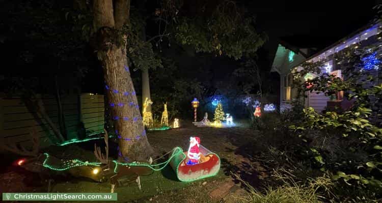Christmas Light display at 41 Dallas Avenue, Hughesdale