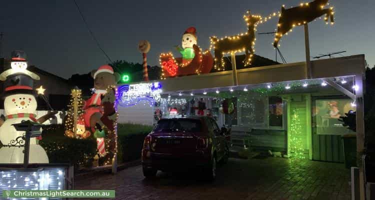 Christmas Light display at  Curtain Street, Kingsbury