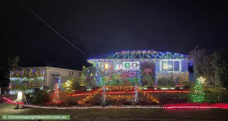 Christmas Light display at  Miller Avenue, Nowra