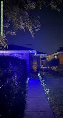 Christmas Light display at 5 Hiddleston Avenue, Box Hill South
