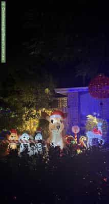 Christmas Light display at 5 Hiddleston Avenue, Box Hill South