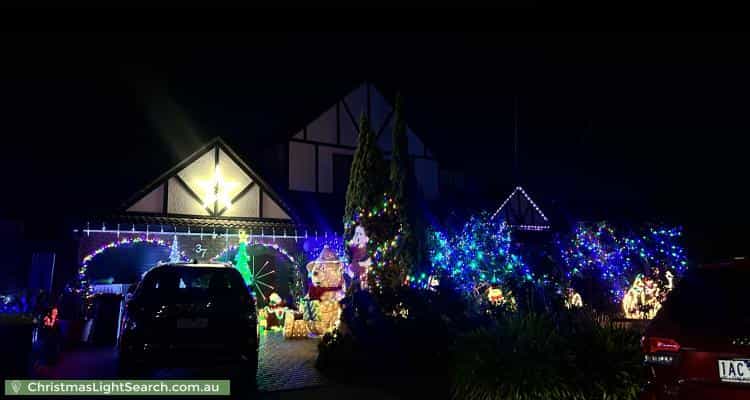 Christmas Light display at 37 Everingham Road, Altona Meadows