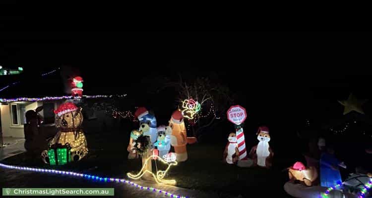 Christmas Light display at 78 Beaconsfield-Emerald Road, Emerald