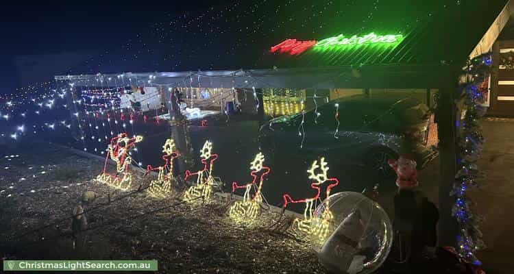 Christmas Light display at 78 Beaconsfield-Emerald Road, Emerald