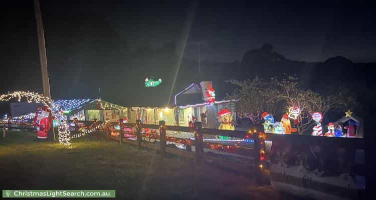 Christmas Light display at 78 Beaconsfield-Emerald Road, Emerald