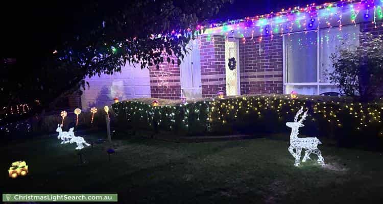 Christmas Light display at 26 Camelia Way, Pakenham