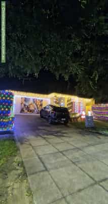 Christmas Light display at 28 Bradley Drive, Harrington Park