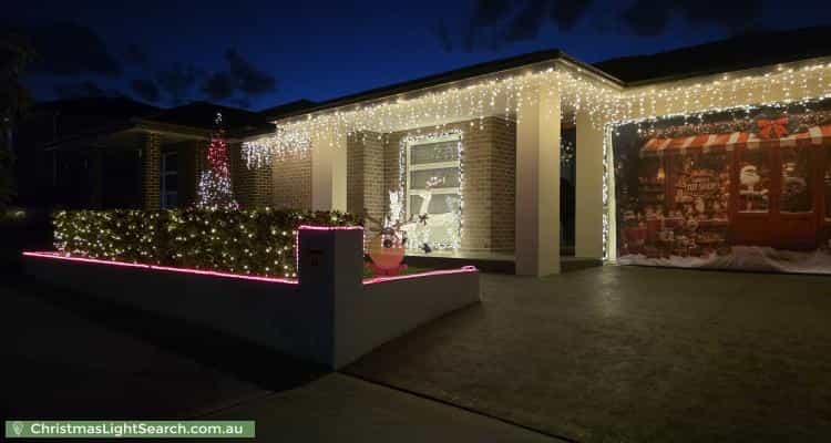 Christmas Light display at 41 Steward Drive, Oran Park