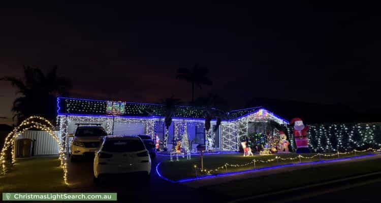 Christmas Light display at 25 Camilleri Avenue, Quakers Hill