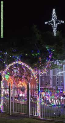 Christmas Light display at 8 Robertson Street, Port Kembla