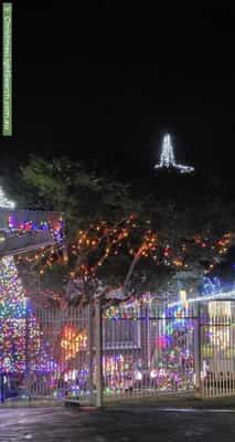 Christmas Light display at 8 Robertson Street, Port Kembla