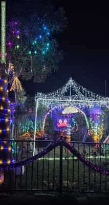Christmas Light display at 7 Amy Street, Donnybrook