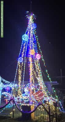 Christmas Light display at 7 Amy Street, Donnybrook