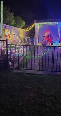 Christmas Light display at 7 Amy Street, Donnybrook