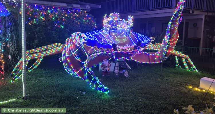 Christmas Light display at 7 Amy Street, Donnybrook