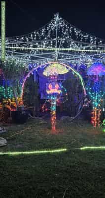 Christmas Light display at 7 Amy Street, Donnybrook