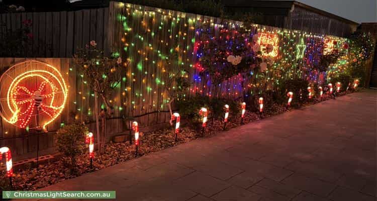 Christmas Light display at 9 Aenone Avenue, Noble Park