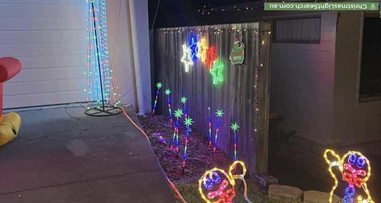 Christmas Light display at 31 Poppy Crescent, Springfield Lakes